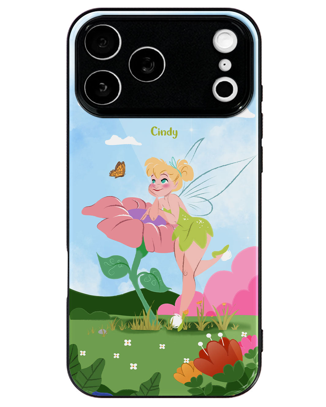 iPhone Premium Glaze Case - Tink Flower