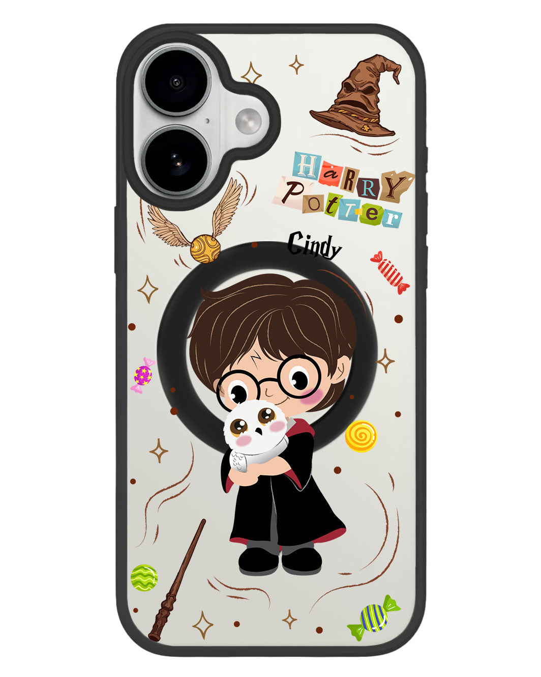 iPhone Premium Impact Case - Harry Potter Harry & Hedwig