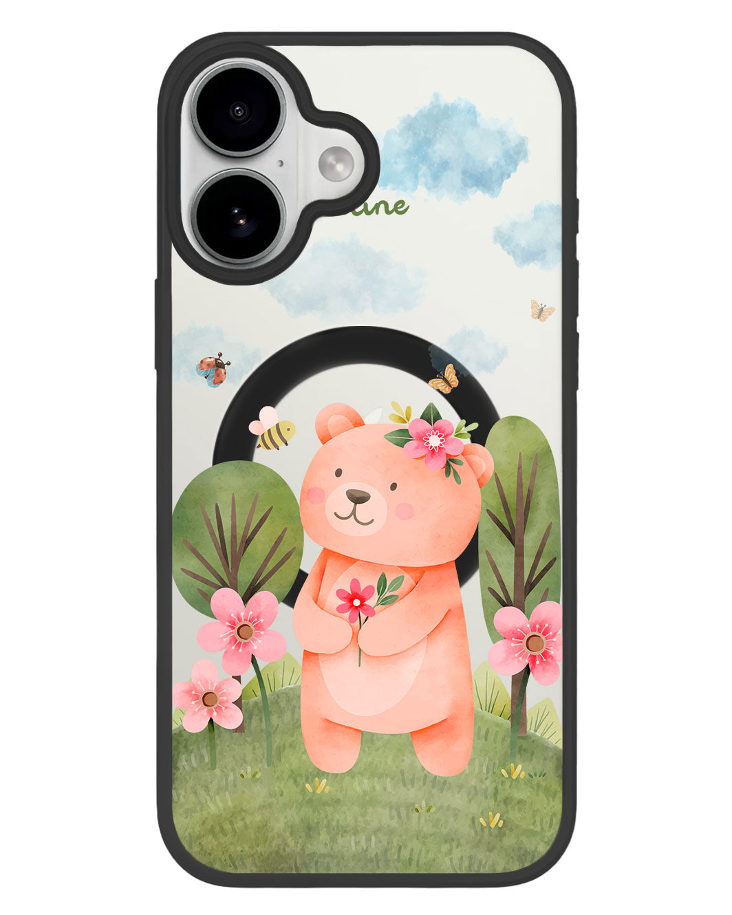 iPhone Premium Impact Case - Bear in Spring