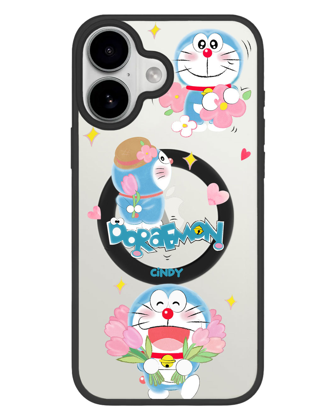 iPhone Premium Impact Case - Doraemon Fall in Love