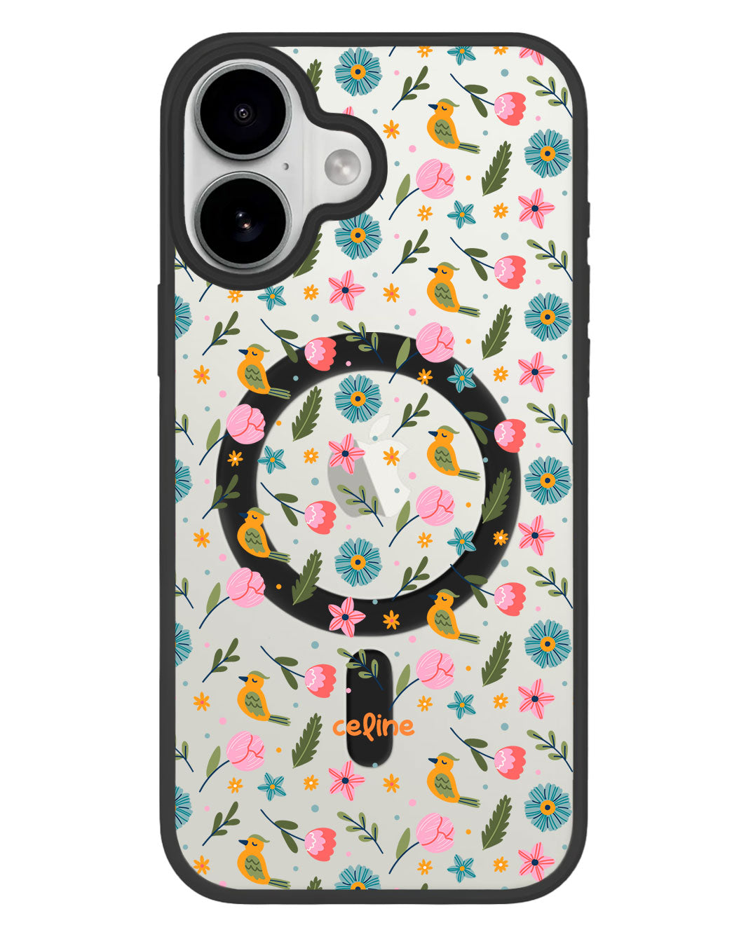 iPhone Premium Impact Case - Flower Bird