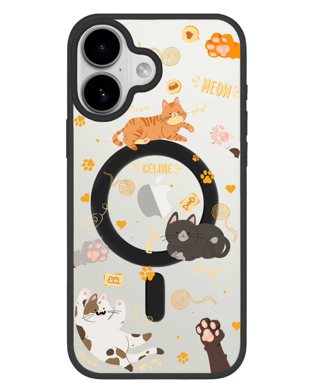 iPhone Premium Impact Case - Miau Kitty