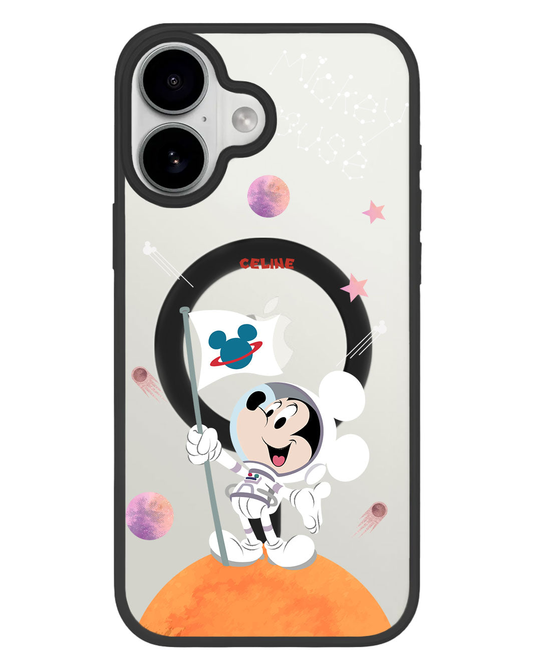 iPhone Premium Impact Case - Mickey Mouse Space