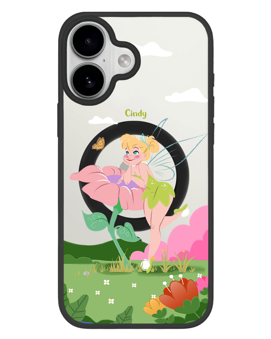 iPhone Premium Impact Case - Tinkerbell Flower