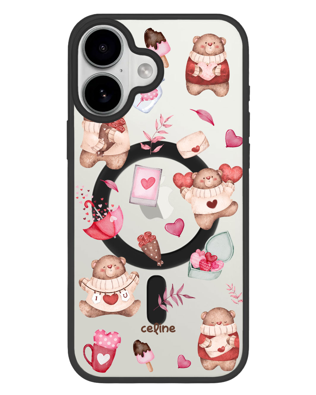 iPhone Premium Impact Case - Valentine with my Bear