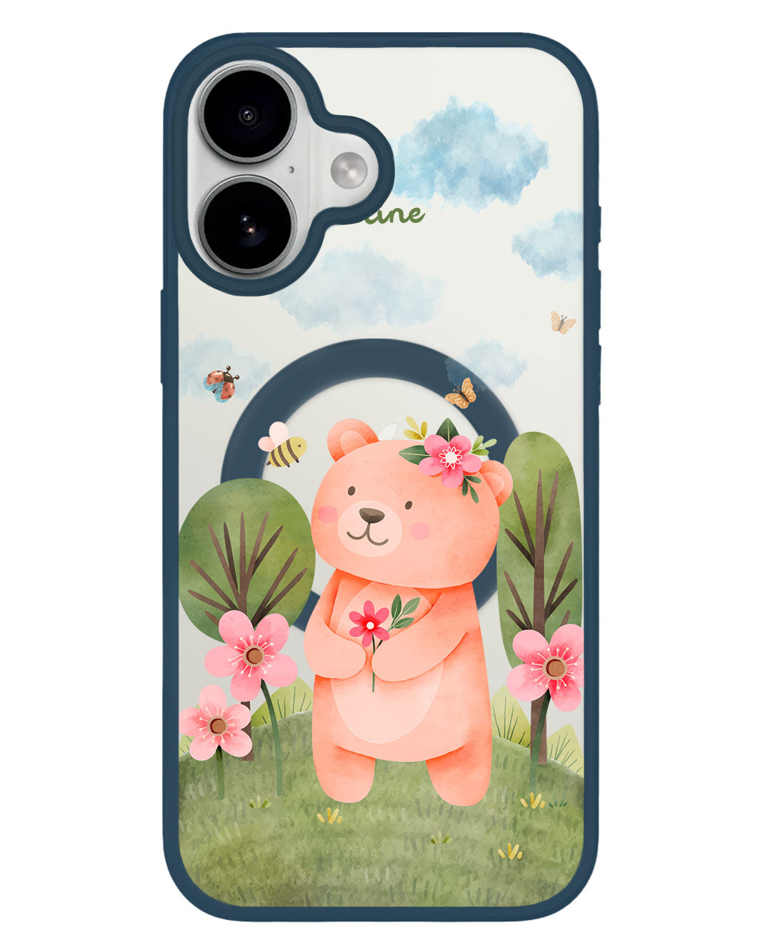 iPhone Premium Impact Case - Bear in Spring