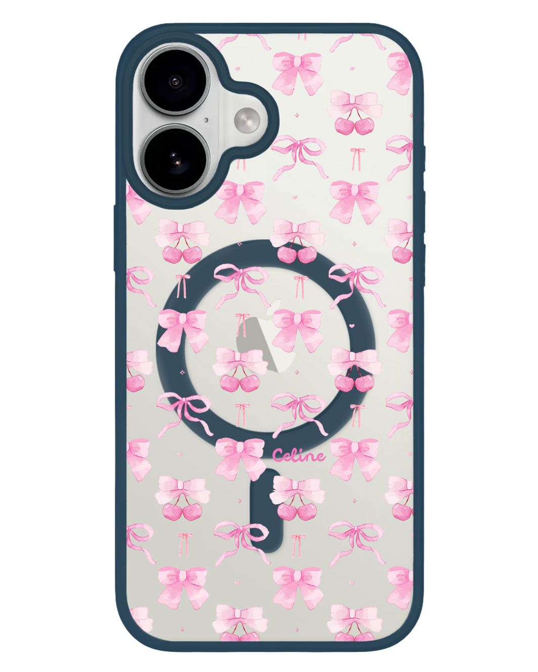 iPhone Premium Impact Case - Coquette Berry Pin
