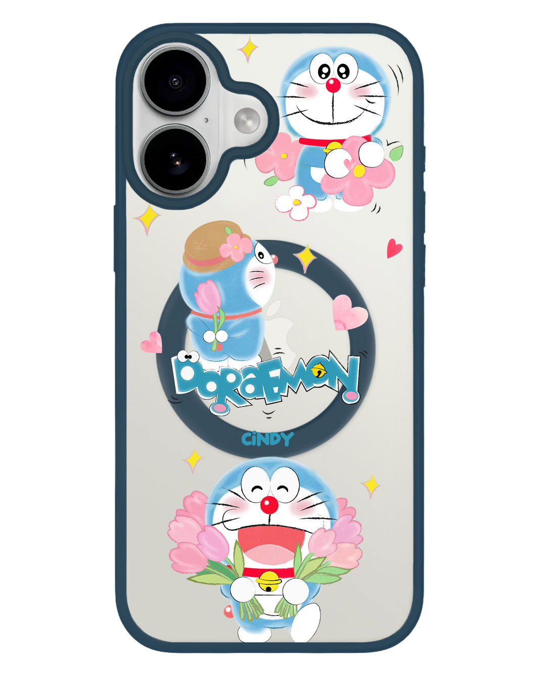 iPhone Premium Impact Case - Doraemon Fall in Love