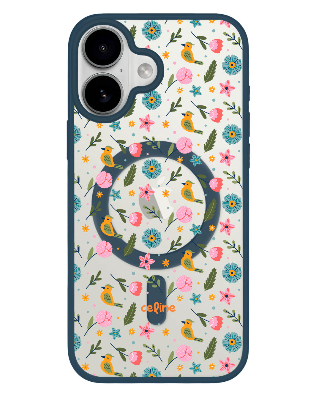 iPhone Premium Impact Case - Flower Bird