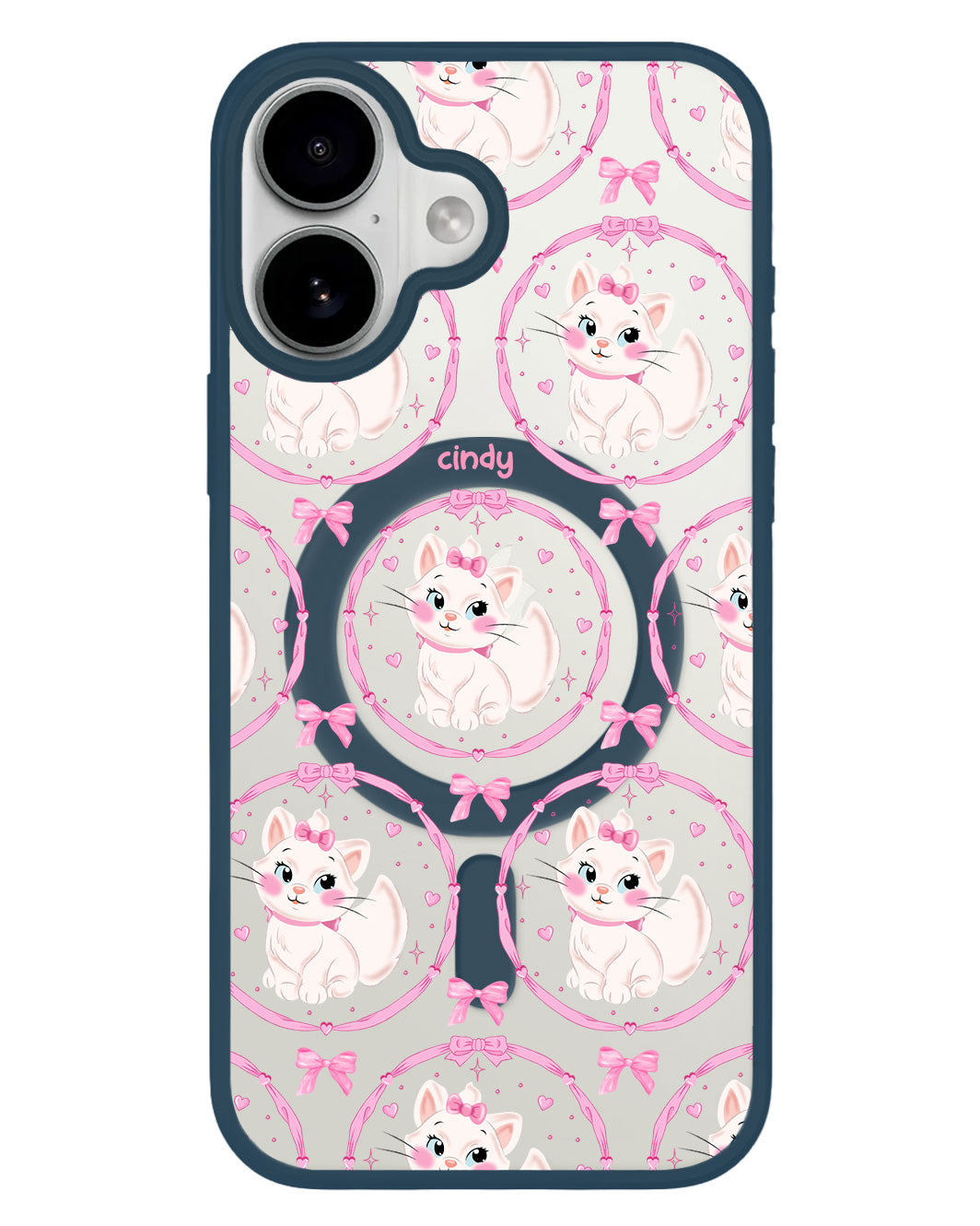 iPhone Premium Impact Case - Marie the Cat Pattern