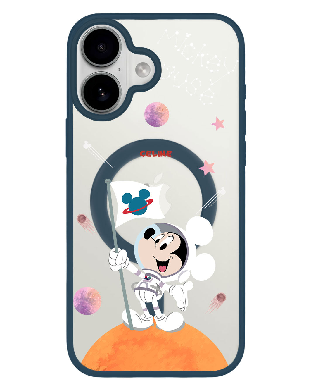 iPhone Premium Impact Case - Mickey Mouse Space