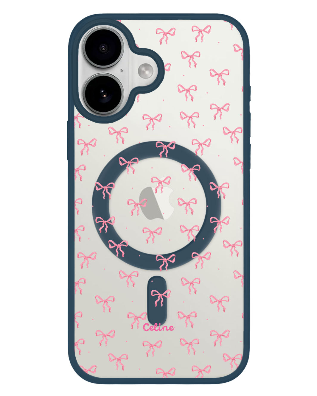 iPhone Premium Impact Case - Coquette Pink Ribbon