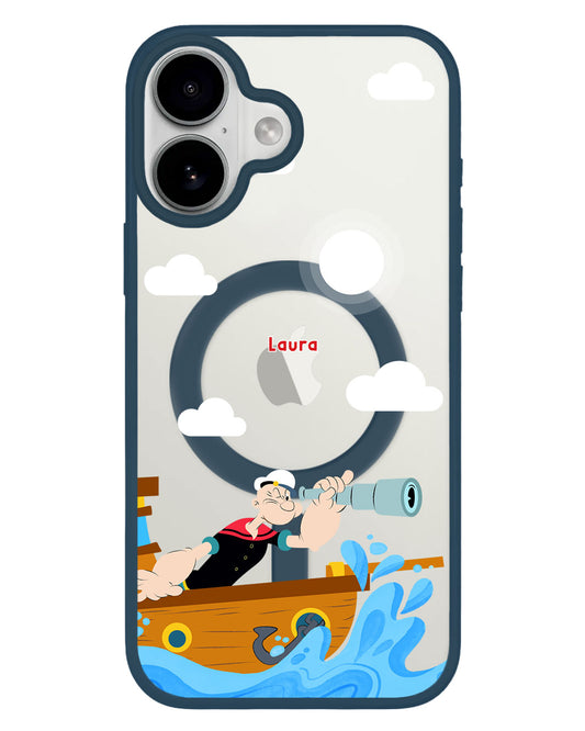 iPhone Premium Impact Case - Popeye in the Sea