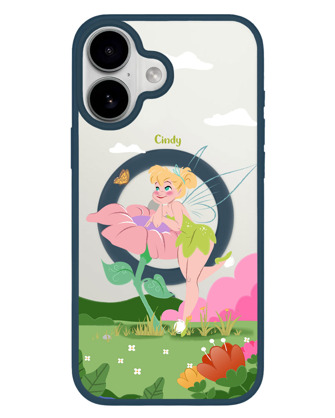 iPhone Premium Impact Case - Tinkerbell Flower