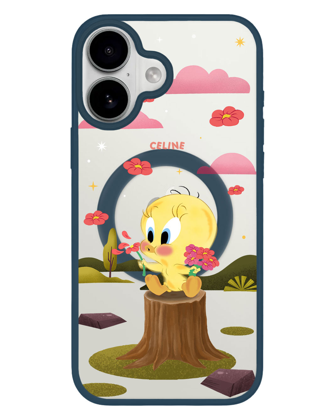 iPhone Premium Impact Case - Tweety Flower
