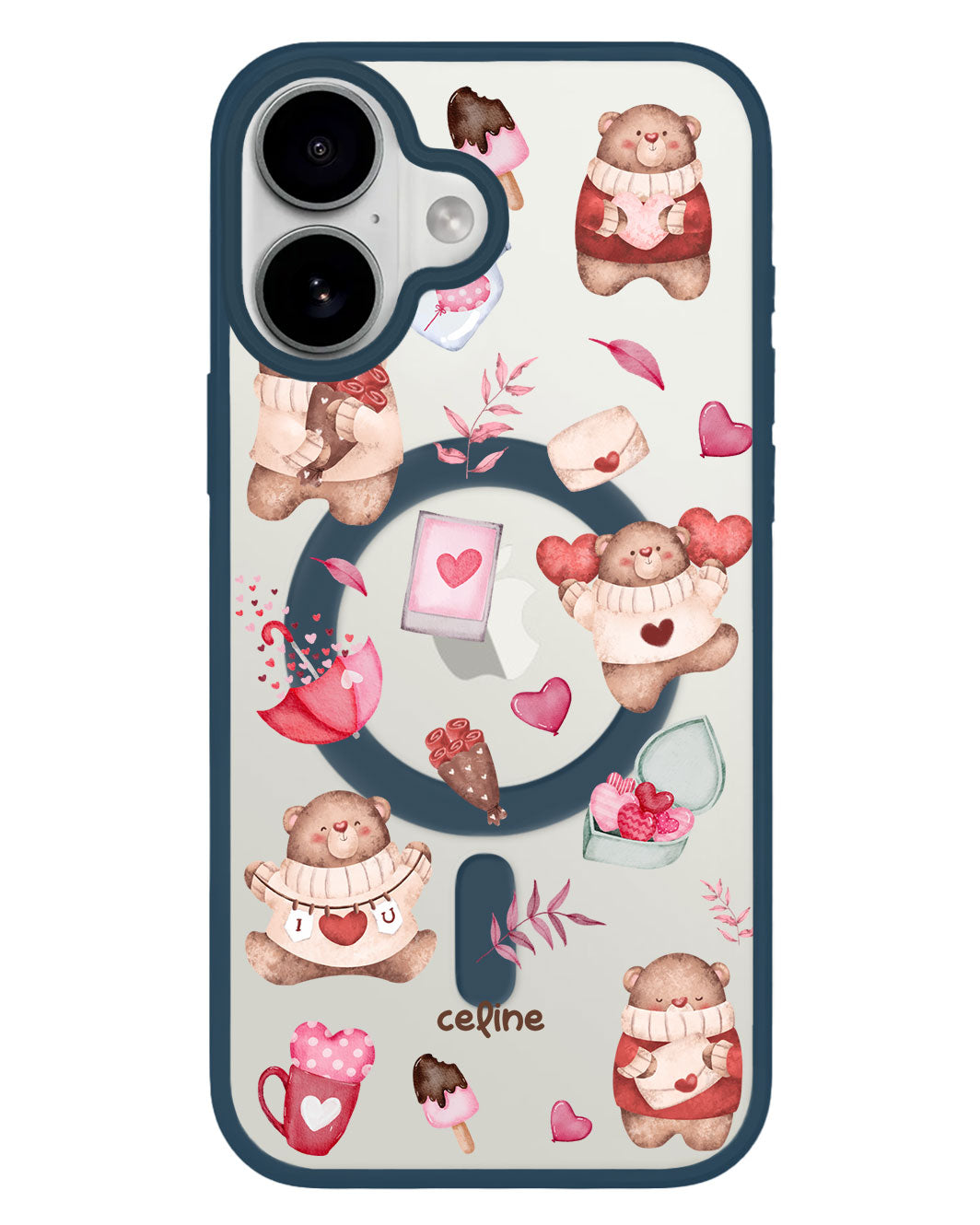 iPhone Premium Impact Case - Valentine with my Bear
