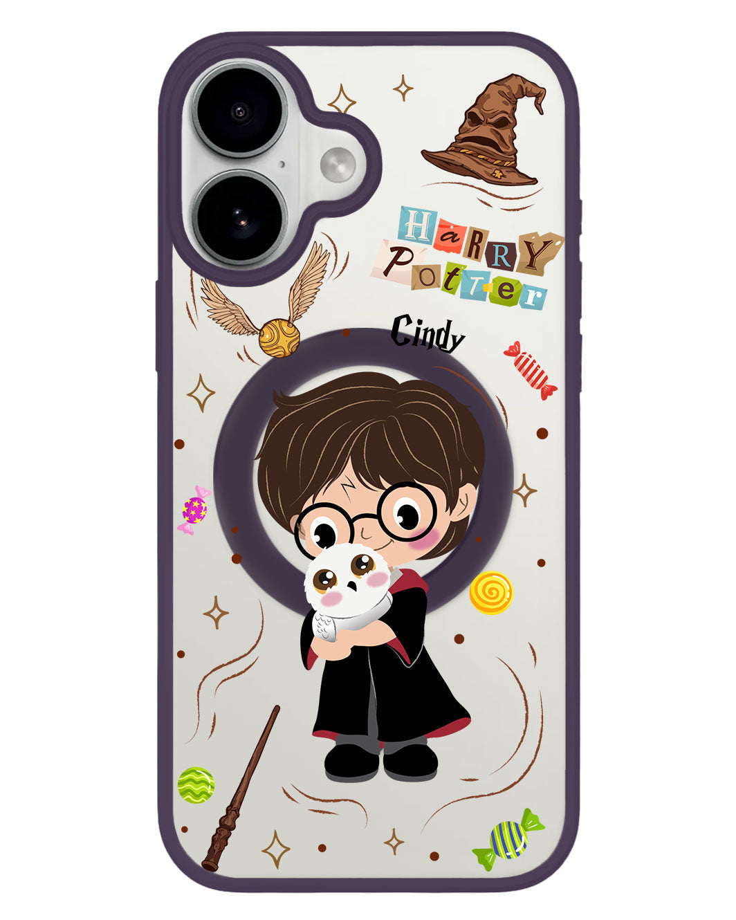 iPhone Premium Impact Case - Harry Potter Harry & Hedwig
