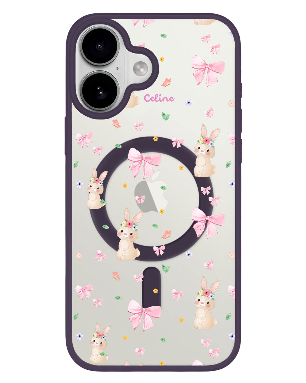 iPhone Premium Impact Case - Coquette Bunny
