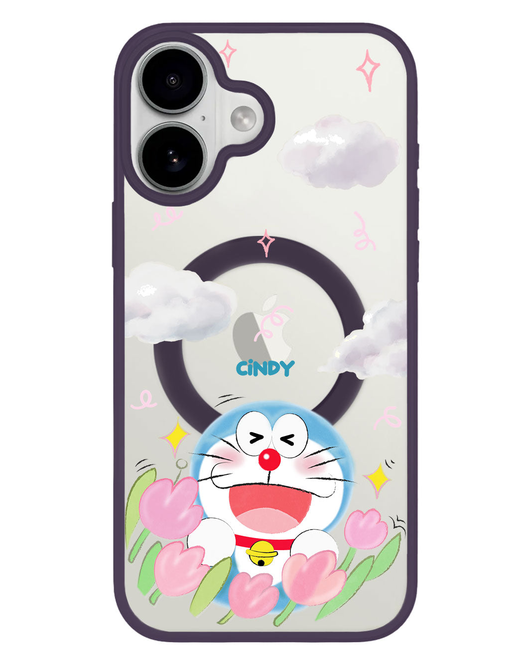 iPhone Premium Impact Case - Doraemon Flower