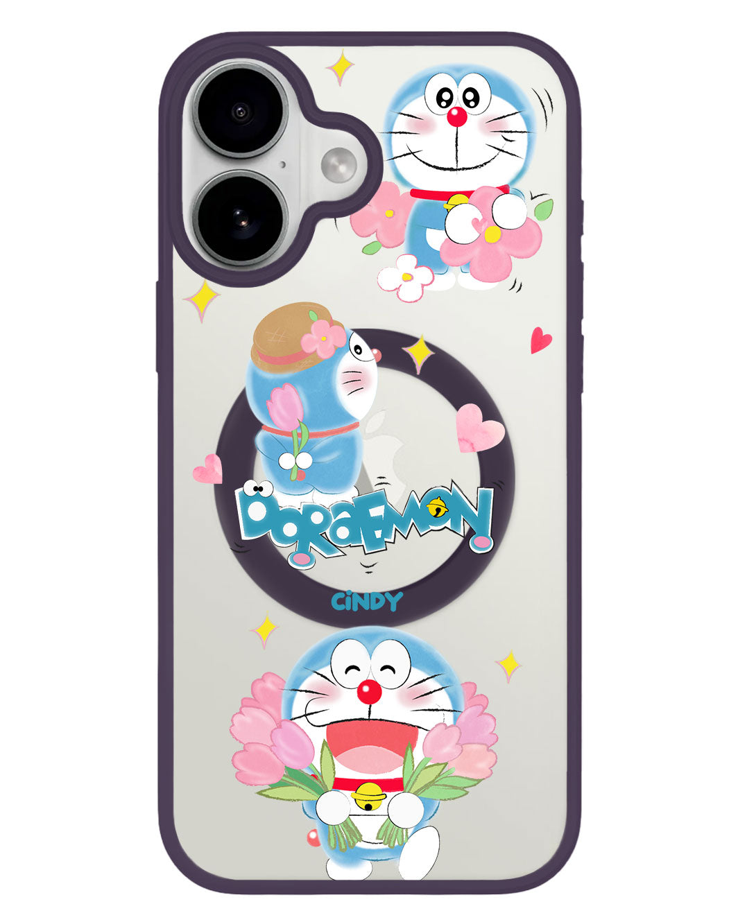 iPhone Premium Impact Case - Doraemon Fall in Love