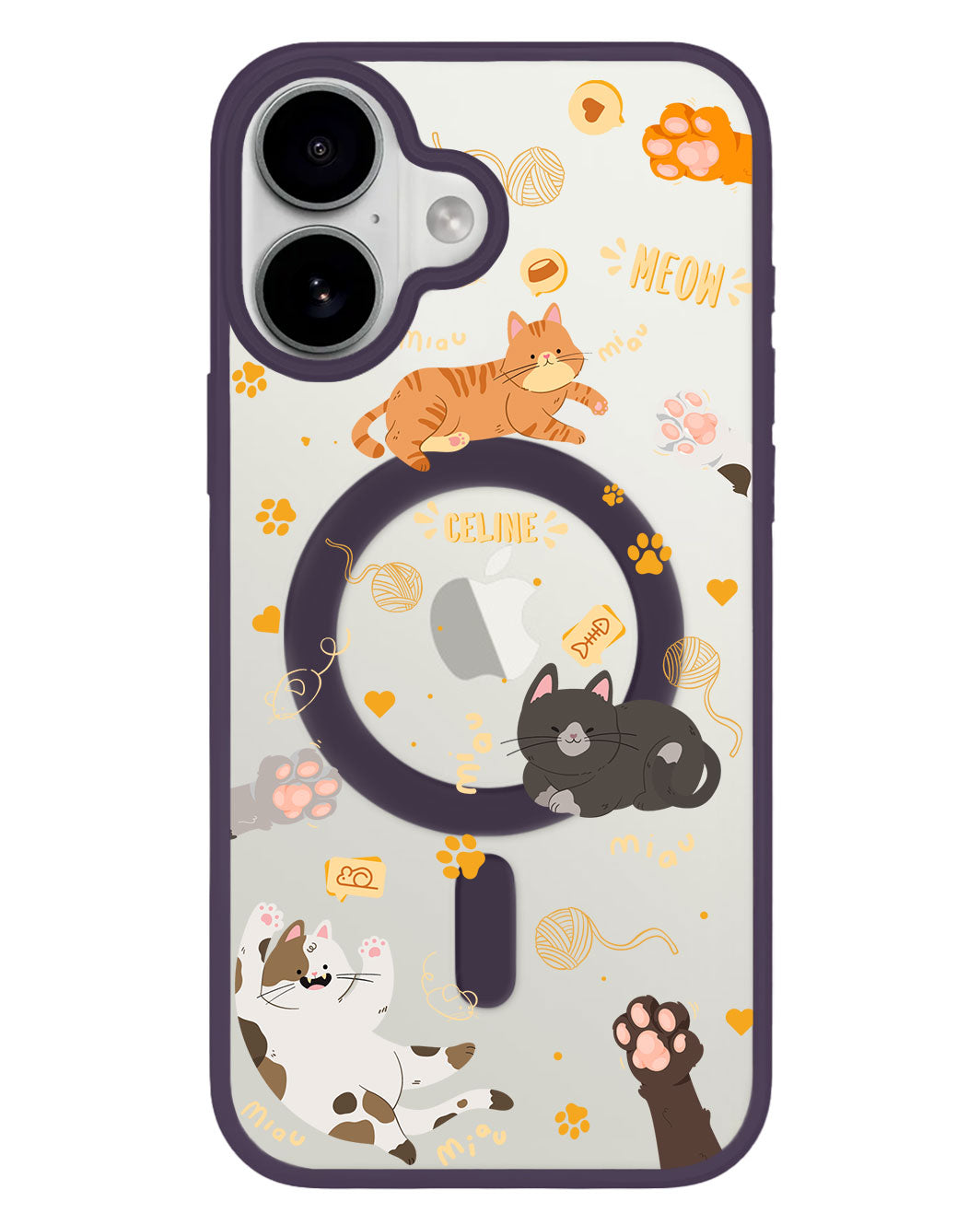 iPhone Premium Impact Case - Miau Kitty