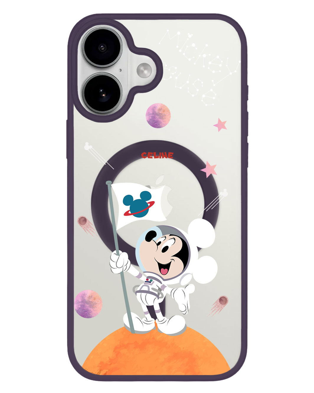 iPhone Premium Impact Case - Mickey Mouse Space