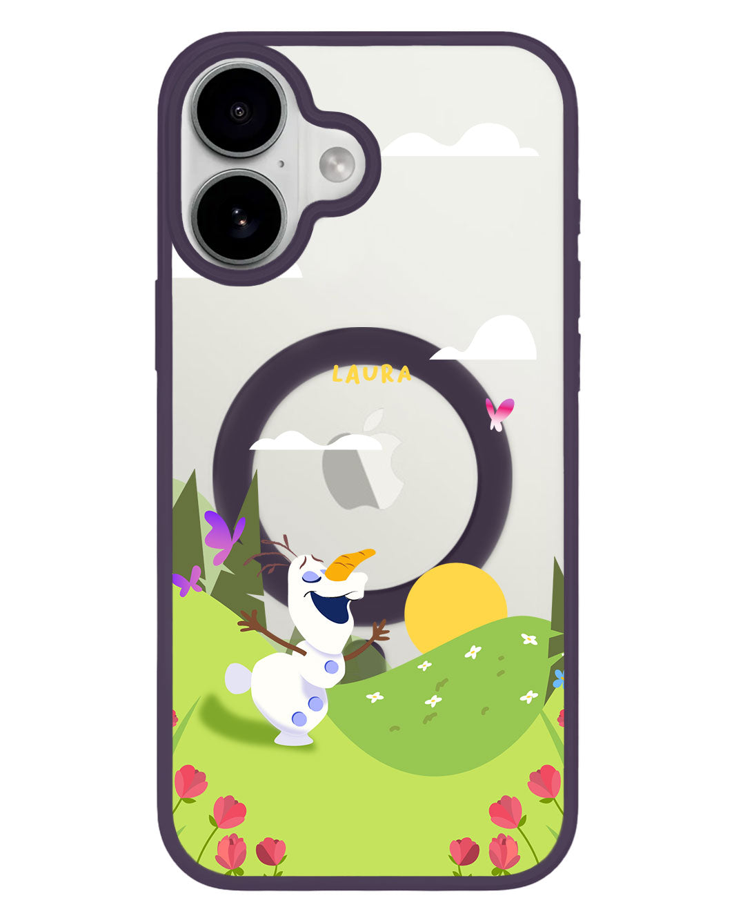 iPhone Premium Impact Case - Olaf Love Spring