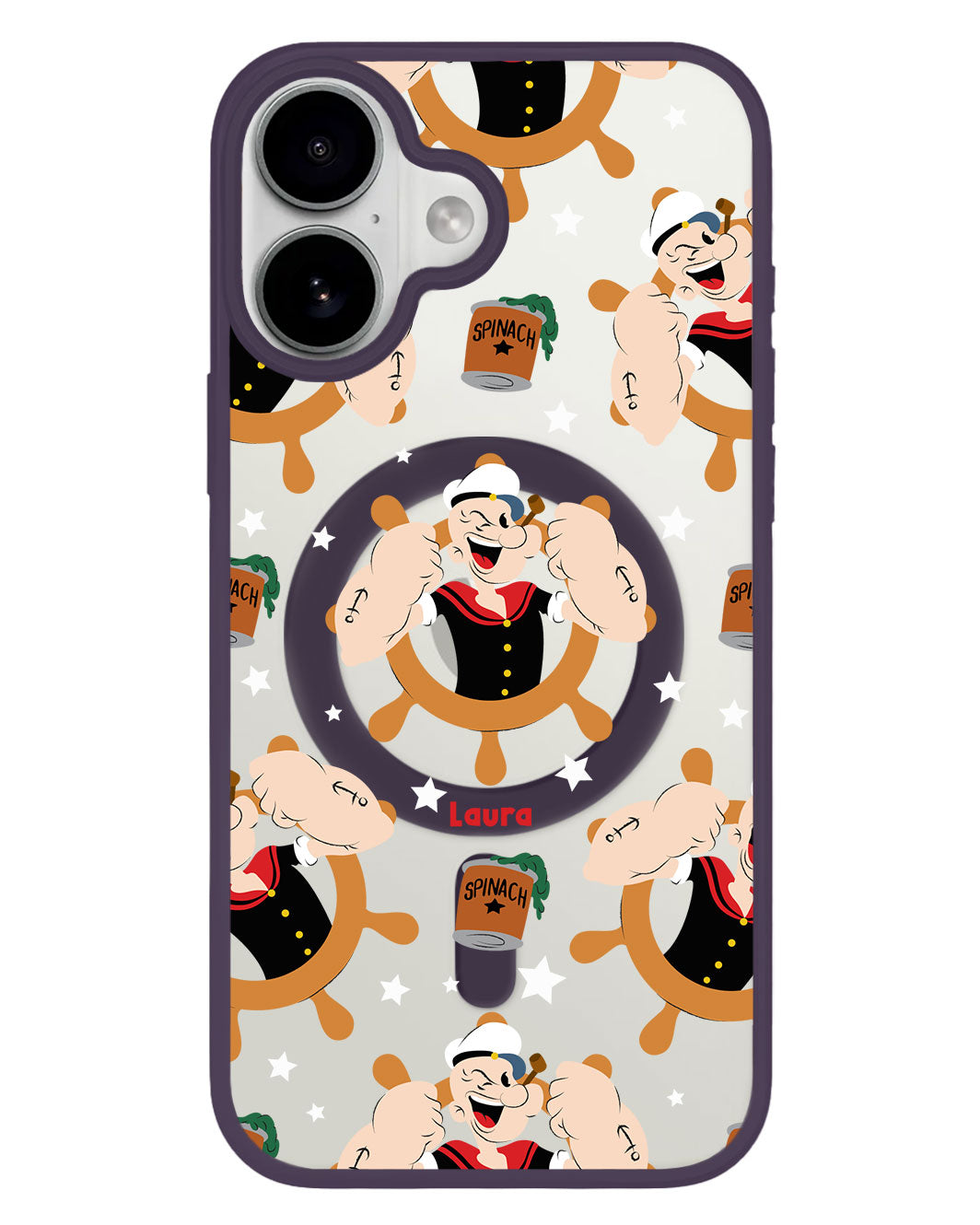 iPhone Premium Impact Case - Popeye Pattern