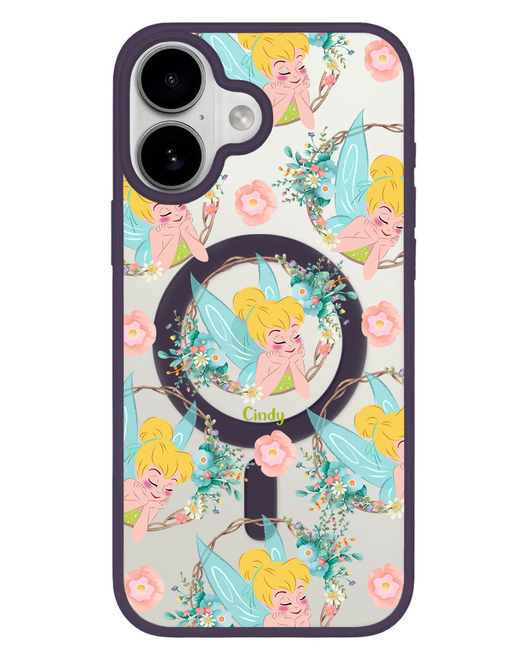 iPhone Premium Impact Case - Tinkerbell Pattern