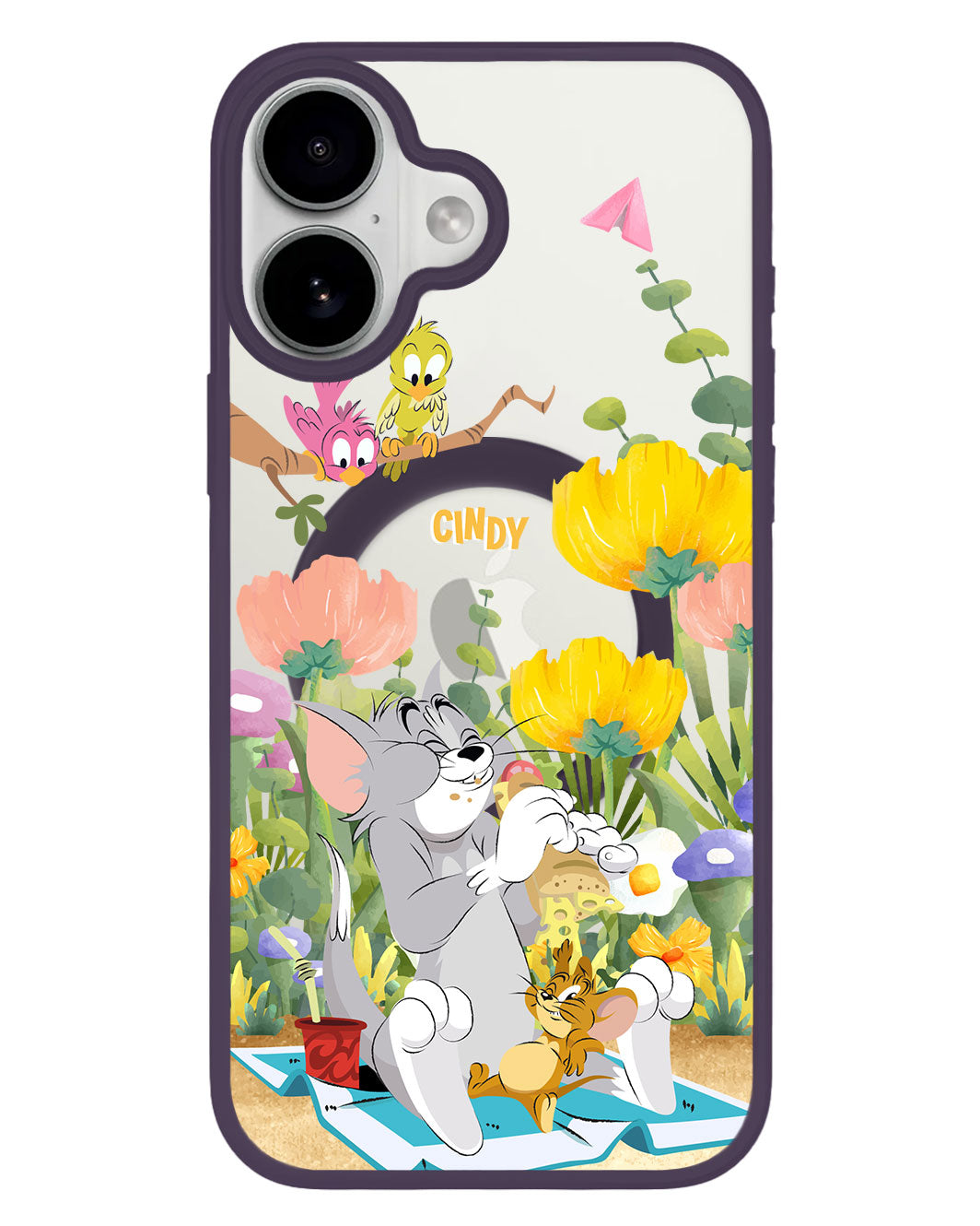 iPhone Premium Impact Case - Tom and Jerry Picnic