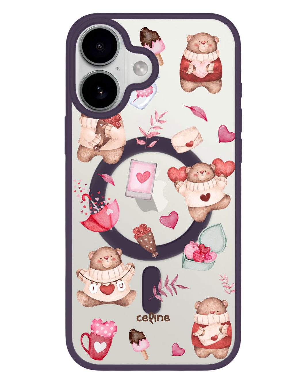 iPhone Premium Impact Case - Valentine with my Bear