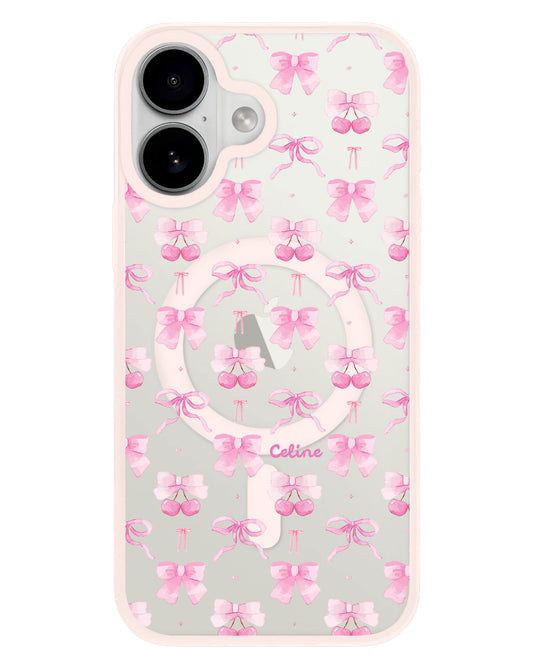iPhone Premium Impact Case - Coquette Berry Pin