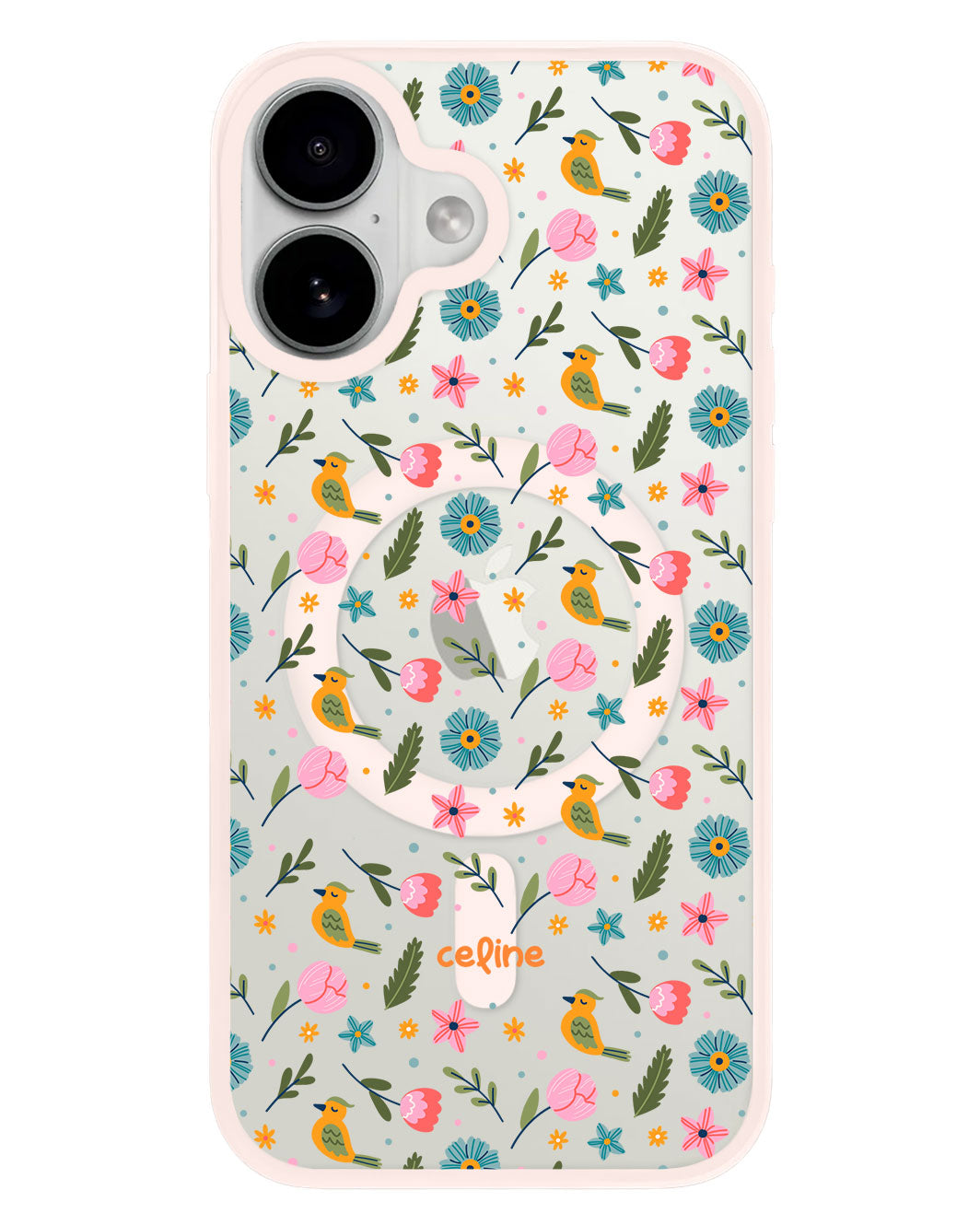 iPhone Premium Impact Case - Flower Bird