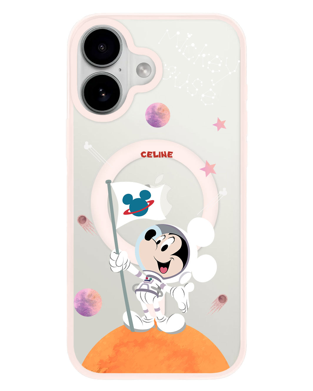 iPhone Premium Impact Case - Mickey Mouse Space