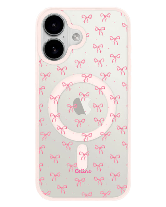 iPhone Premium Impact Case - Coquette Pink Ribbon