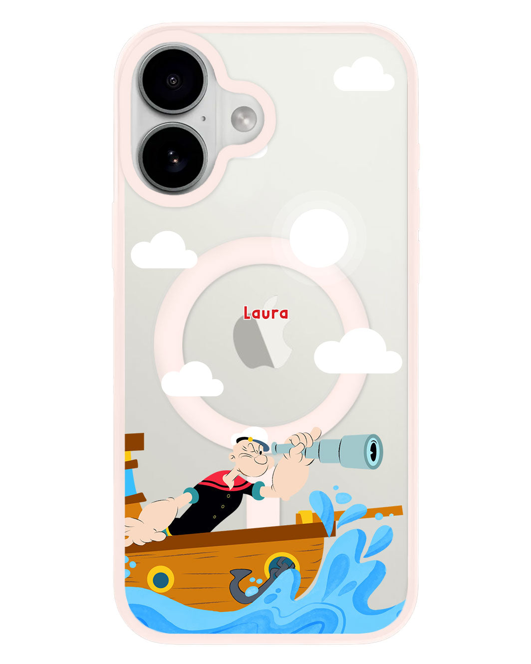 iPhone Premium Impact Case - Popeye in the Sea
