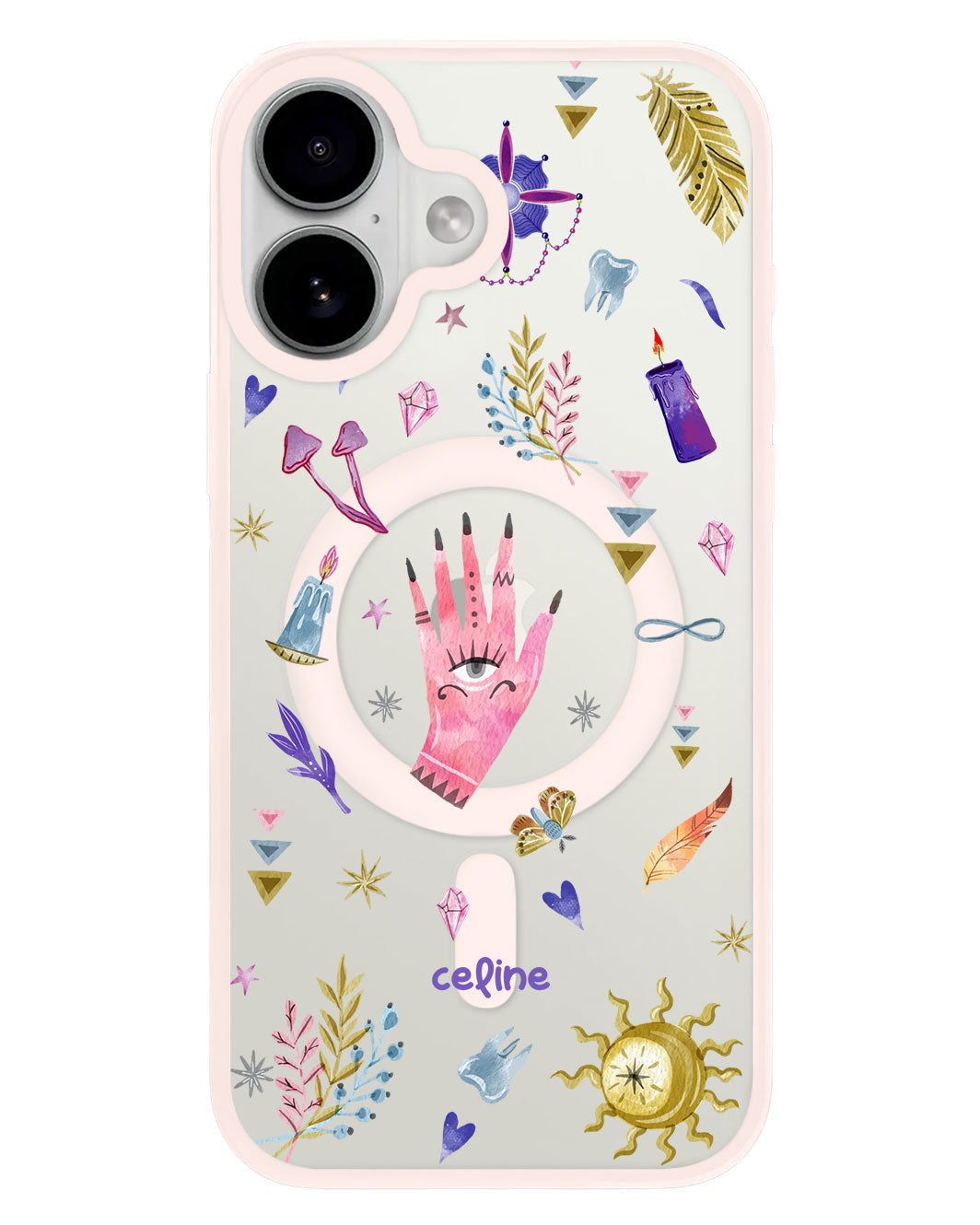 iPhone Premium Impact Case - Purple Boho