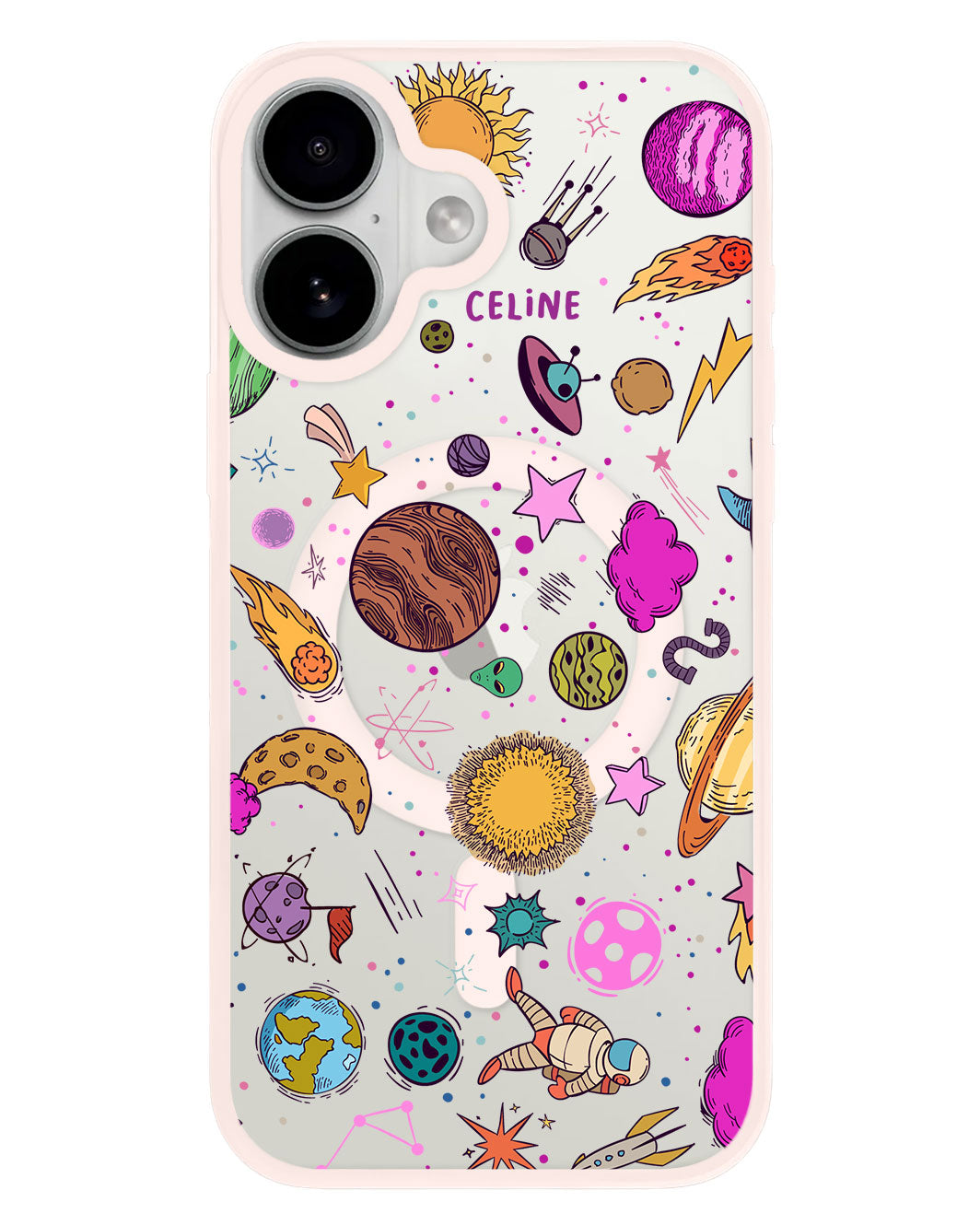 iPhone Premium Impact Case - Retro Space