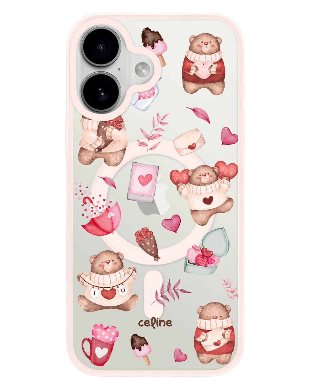 iPhone Premium Impact Case - Valentine with my Bear