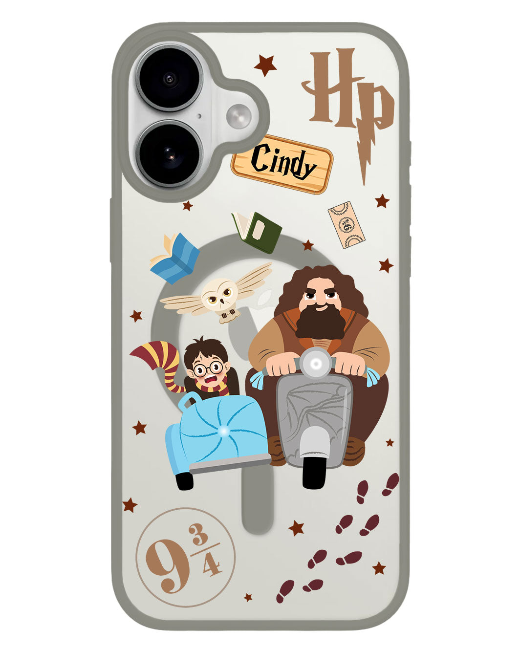 iPhone Premium Impact Case - Harry Potter Harry & Hagrid