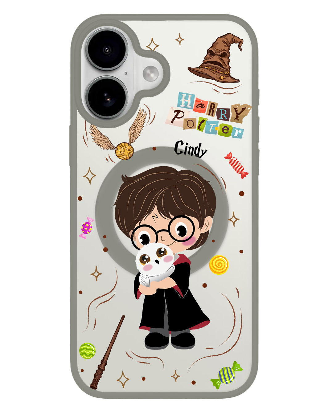 iPhone Premium Impact Case - Harry Potter Harry & Hedwig