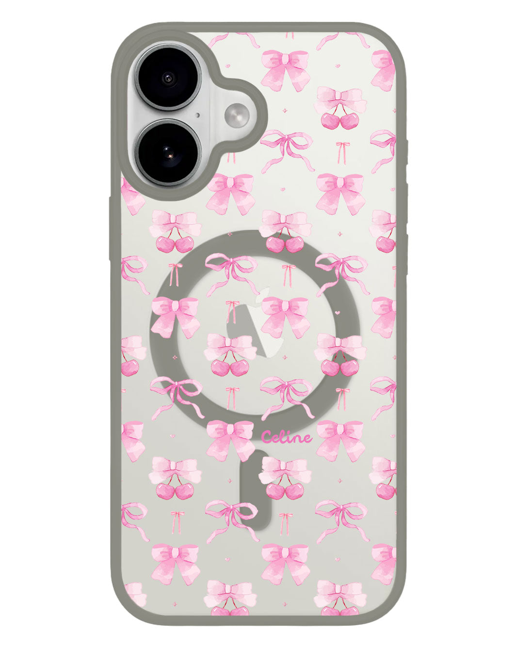 iPhone Premium Impact Case - Coquette Berry Pin