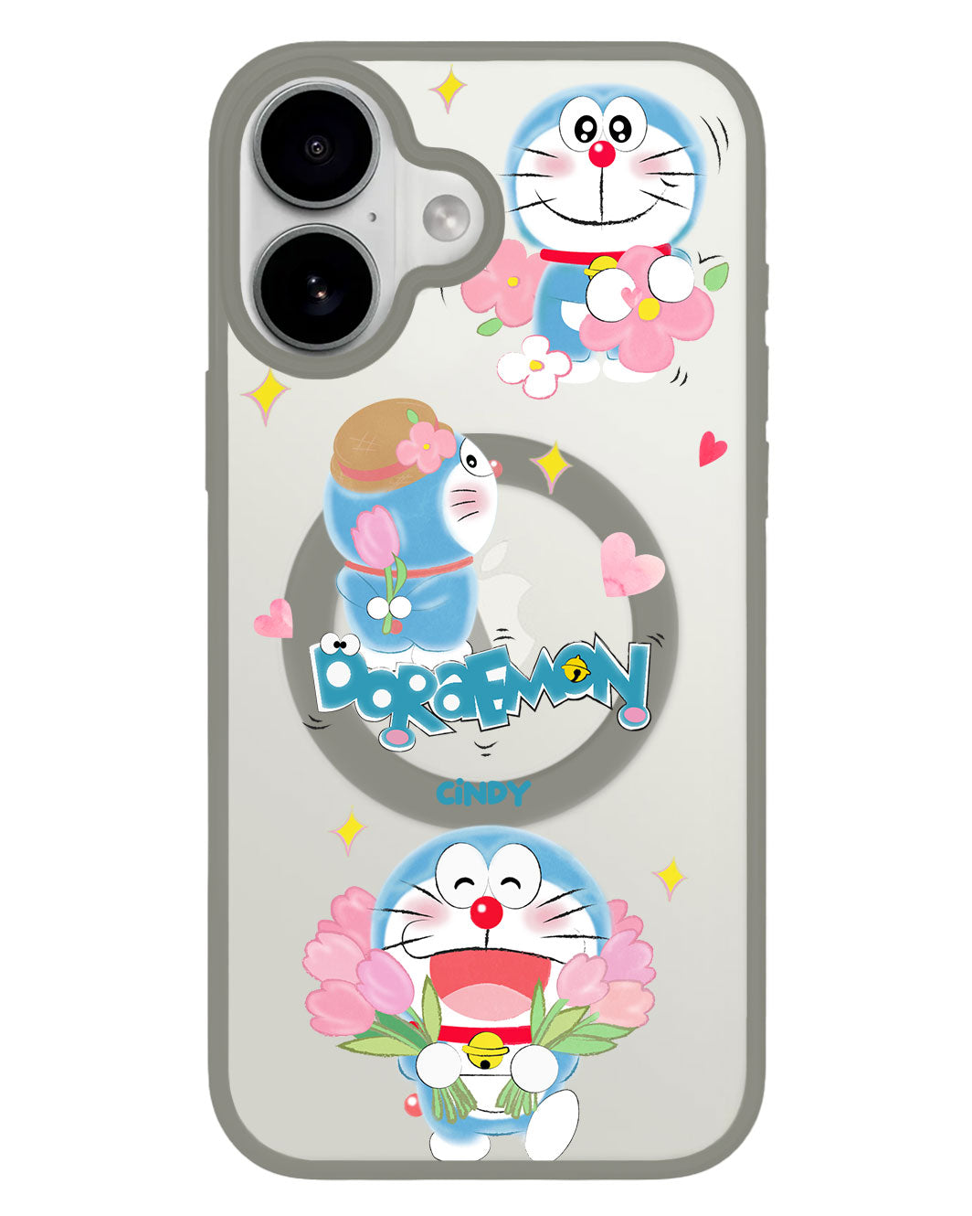 iPhone Premium Impact Case - Doraemon Fall in Love
