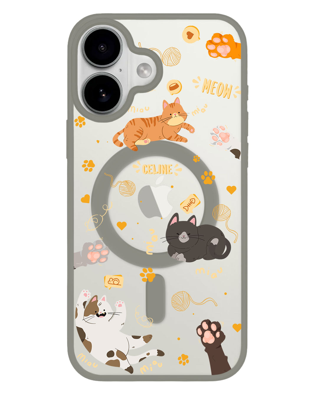 iPhone Premium Impact Case - Miau Kitty