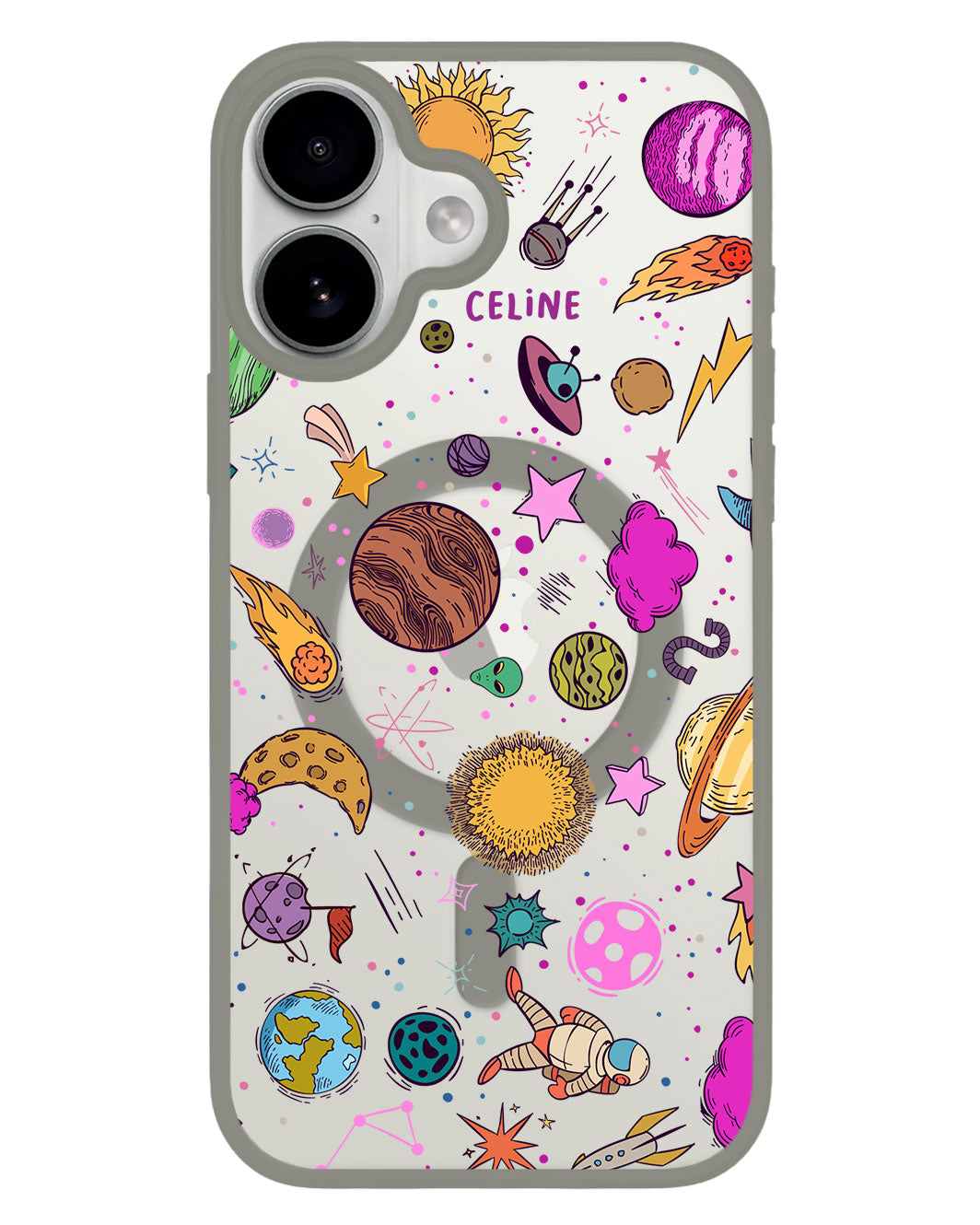 iPhone Premium Impact Case - Retro Space