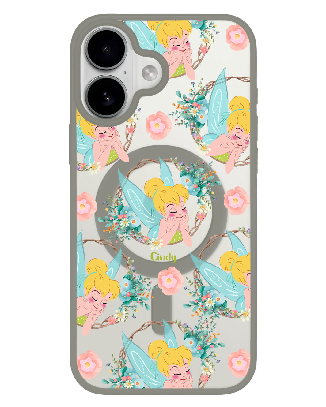 iPhone Premium Impact Case - Tinkerbell Pattern