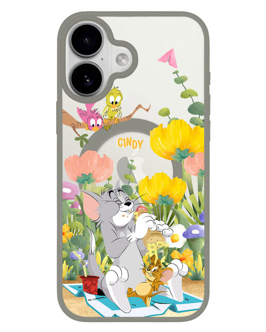 iPhone Premium Impact Case - Tom and Jerry Picnic