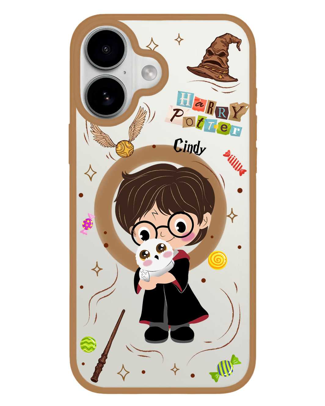 iPhone Premium Impact Case - Harry Potter Harry & Hedwig