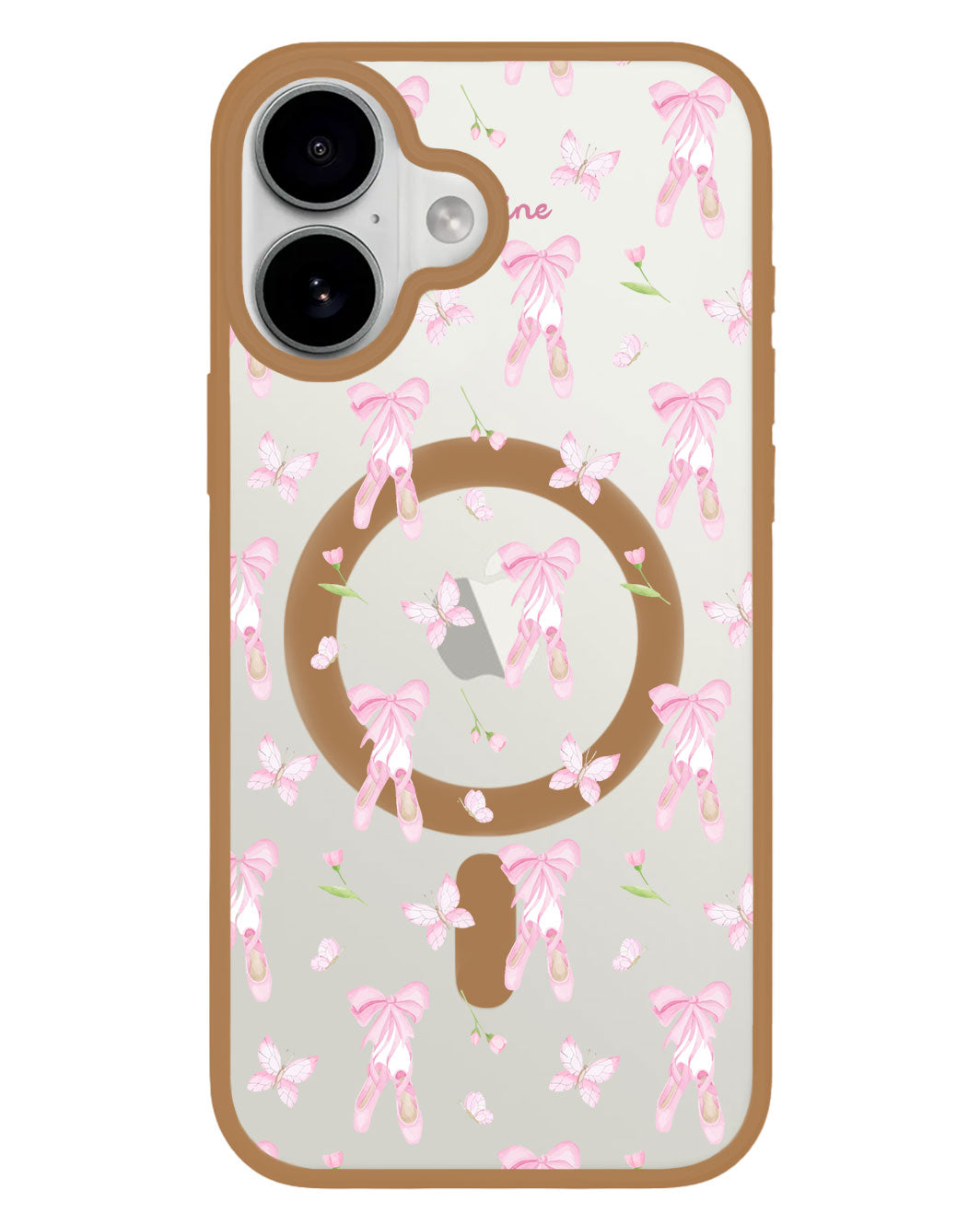 iPhone Premium Impact Case - Coquette Ballerina Fly