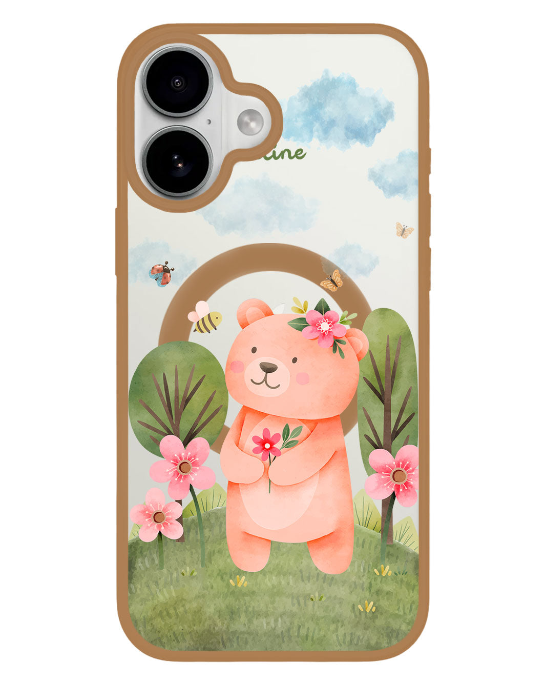 iPhone Premium Impact Case - Bear in Spring